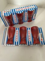 6er Set Gläser "Excelsior" Likörgläser rot neuwertig Xmas...