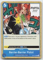 One Piece Barrier-Barrier Pistol OP10-060 C