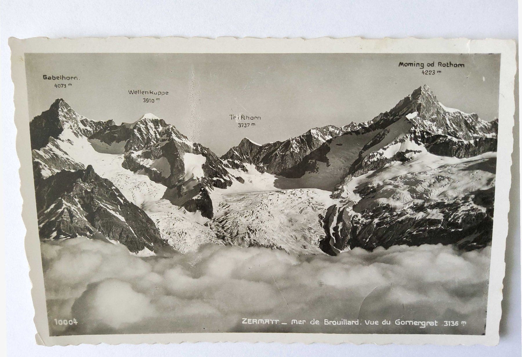 Ansichtskarten: 9 alte Ansichtskarten Zermatt Umgebung – Gebraucht aus Hinterkappelen von himi02 8