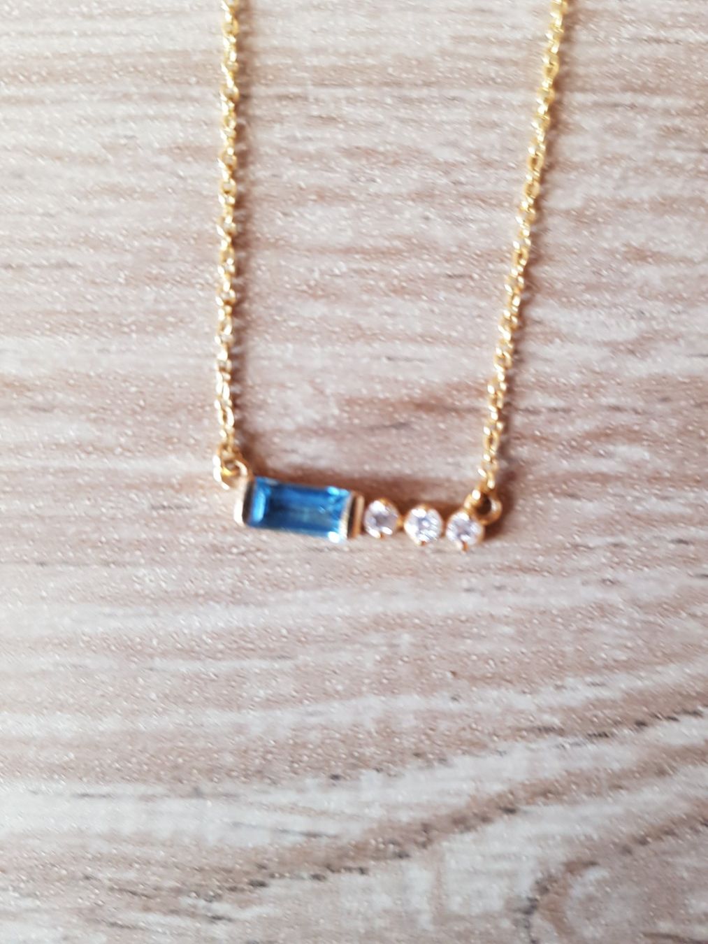 Ketten: 14K Gold-Halskette – Neu (gemäss Beschreibung) aus Zweisimmen von Adorable 1