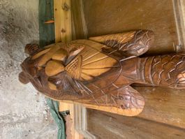 Afrikanische Kunst Maske Holzschnitt