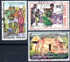 TOGOLAISE 3 MARKEN GESTEMPELT - ERHALT SIEHE SCAN - I160