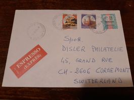 Lettre philatélique Italie, Grosseto Ferrovia 1.2.91