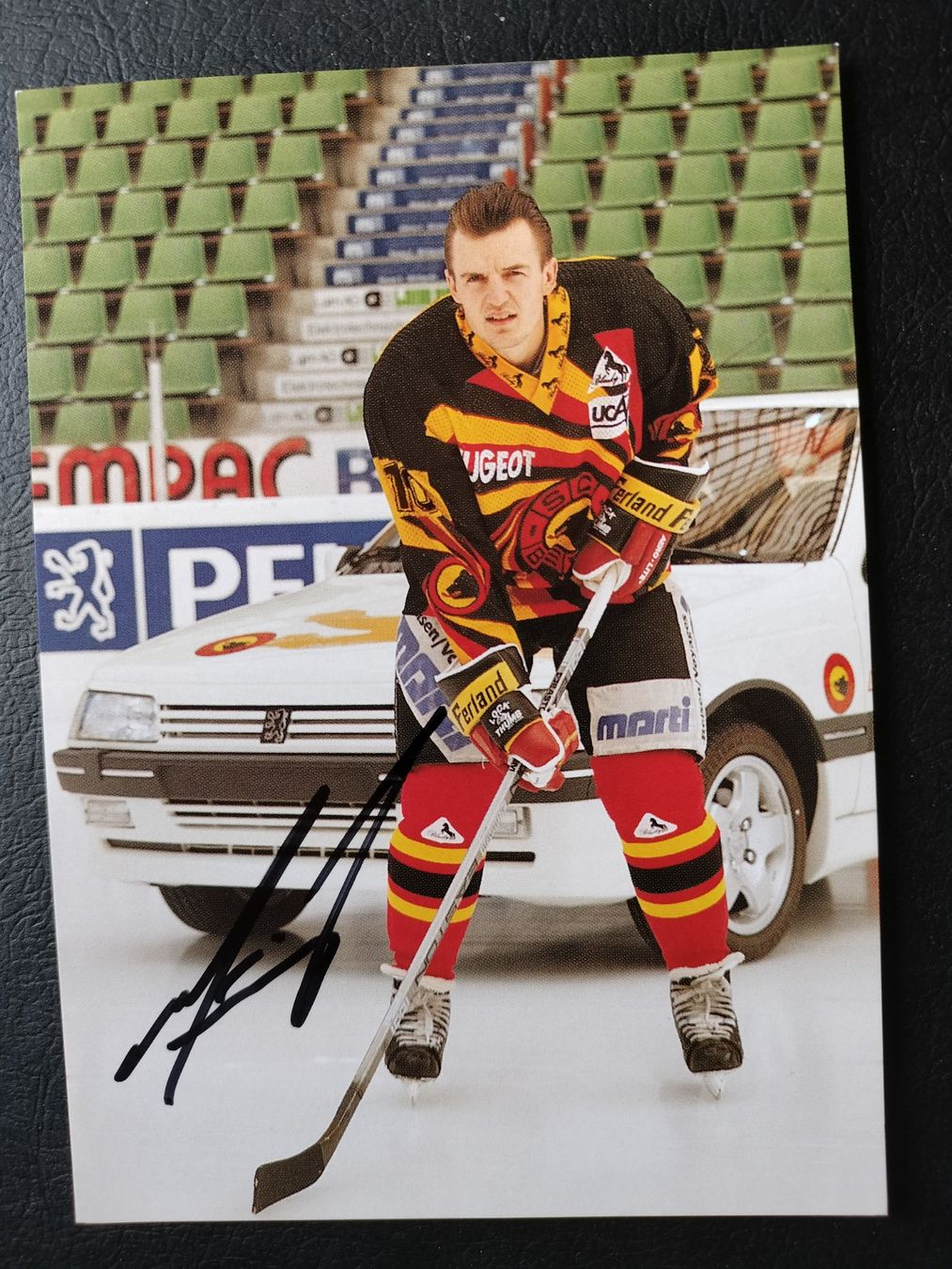 Autografi: SC Bern, SCB Autogrammkarte, Marc Habscheid – Usato da Schwanden Sigrisw venduto da len_9yqg
