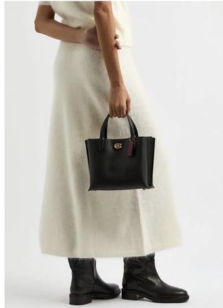 Coach Handtasche schwarz Leder sehr guter Zustand 