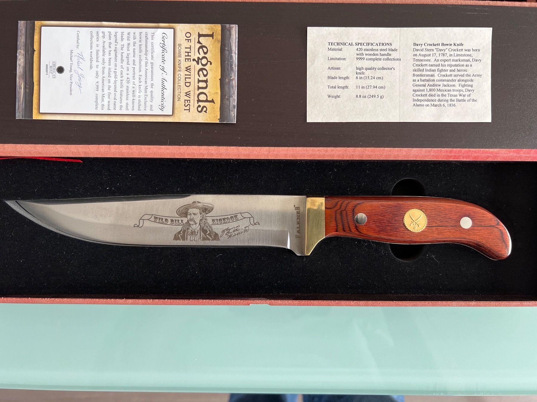 Coltelli: Limitierte 10er-Serie Wild West Bowie Messer – Usato da Hinterkappelen venduto da Jackpot555 4