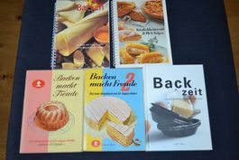 Verschiedene Backbücher