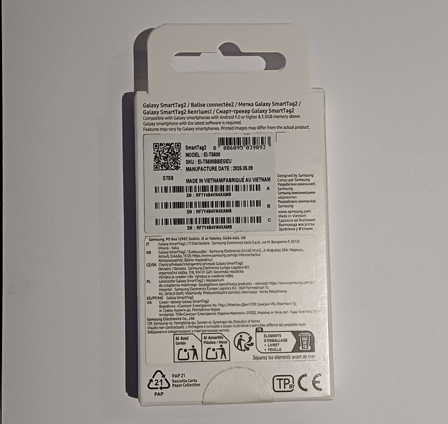 Navigatori: Samsung Galaxy SmartTag2 – Nuovo e nell'imballaggio originale da Bichwil venduto da Viggen37 1
