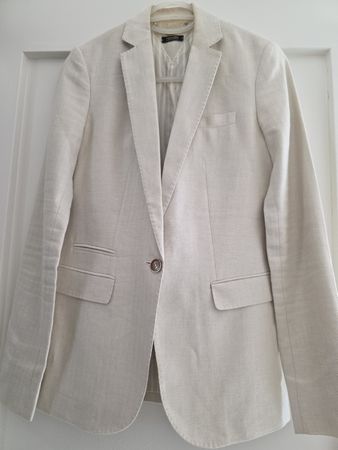 Massimo Dutti Beige Blazer (Size 34)