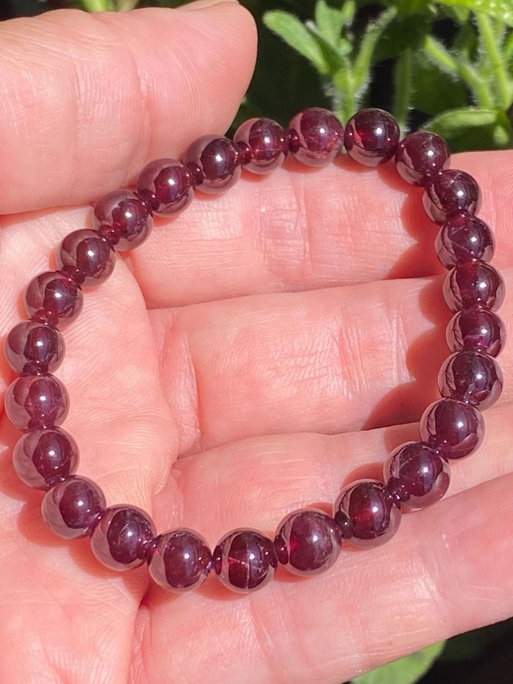 Armbänder & -reifen: Armband mit echten Stern Granat – Neu und originalverpackt aus Matten b. Interlaken von kero71 7
