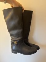 Ralph Lauren leather biker boots
