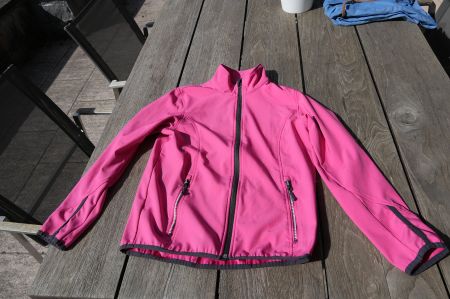 Softshell Jacke pink - Grösse