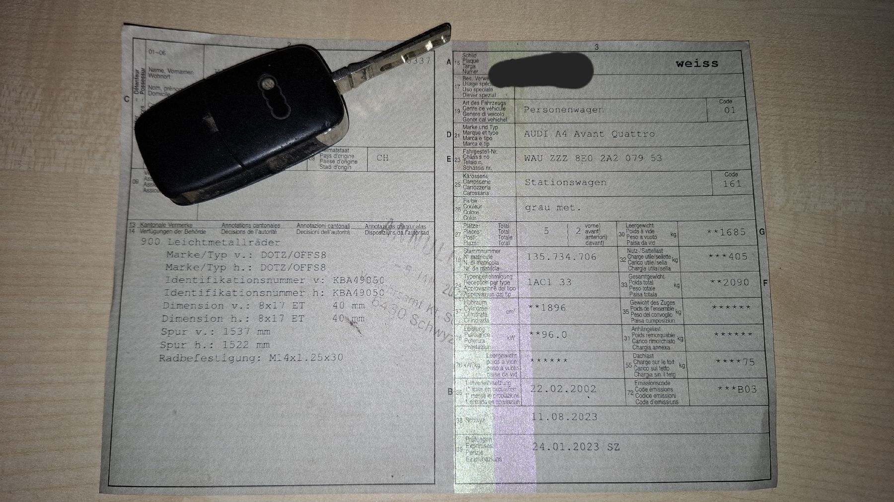 Audi Automobili: Audi A4 B6 Avant Quattro – Usato da Rothenthurm venduto da Andi.05 9
