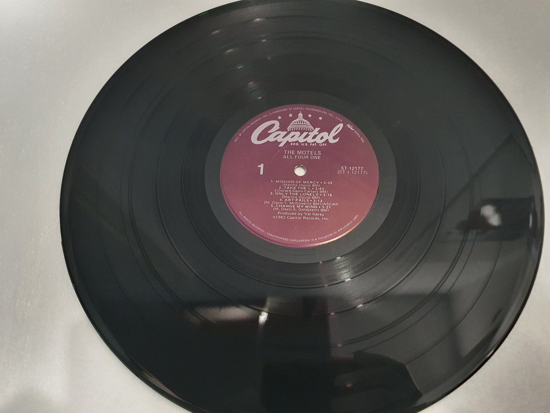 Schallplatten: The Motels – All Four One – Gebraucht aus Uster von Vinyl-Leidenschaft 3