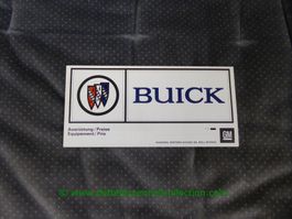 Buick Modellprogramm 1972/03 Prospekt deutsch/franz. GM-Biel