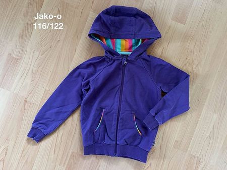 Sweat-Jäggli violett Jako-o 116/122