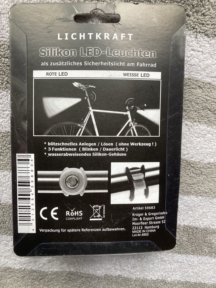 Pezzi di ricambio: LED Velo Licht Sicherheit Neu – Nuovo e nell'imballaggio originale da Aarwangen venduto da to-hirschi 1