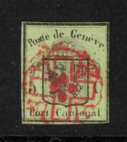 1845 Genf kleiner Adler Nr. 5, in guter Qualität