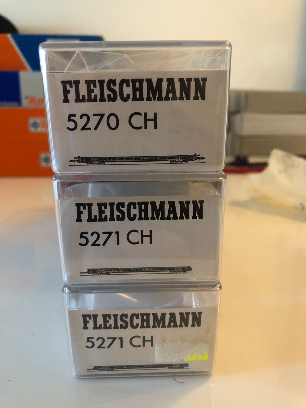 Fleischmann Modellini di ferrovie: Fleischmann 3er SET NEU – Nuovo e nell'imballaggio originale da Ostermundigen venduto da Garmin03 7