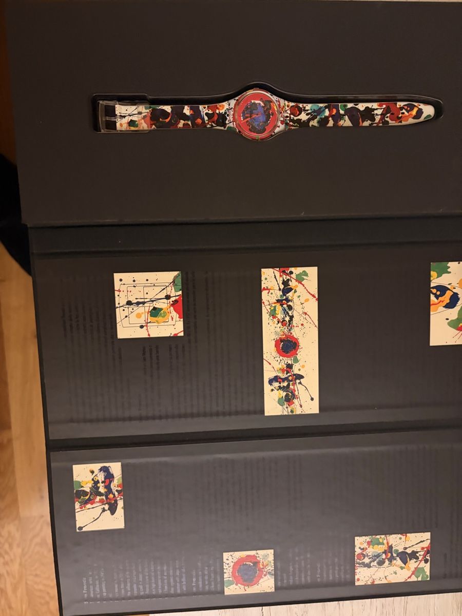 Swatch Orologi: Swatch Gent Artist Special SAM FRANCIS gestylt – Nuovo e nell'imballaggio originale da Weiningen ZH venduto da mahagoni02 1