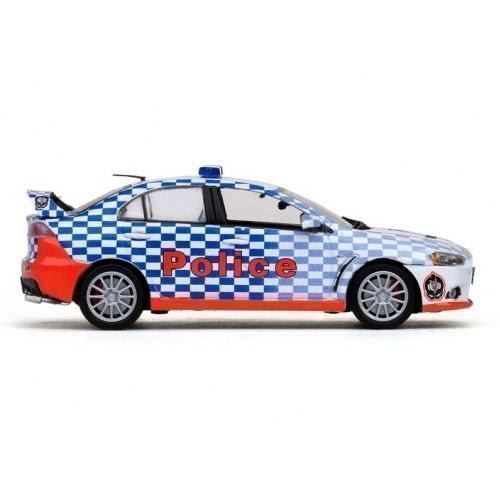 Mitsubishi Modellini d'auto: Mitsubishi Lancer Evolution X 2009-2016 "Police Australien – Nuovo e nell'imballaggio originale da Gerlafingen venduto da espero88 7