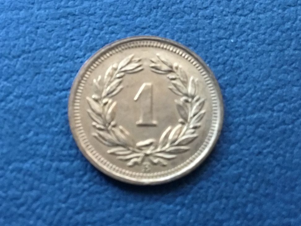 Tutti le monete: 1 Rappen 1930 VZ ++ – Usato da St. Margrethen SG venduto da alfapeugeot10 2