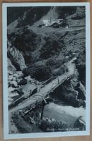 Alte Brücke über den Medelser Rhein bei Curaglia um 1925