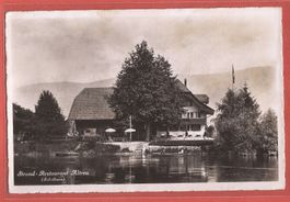 Altreu bei Selzach - Strand-Restaurant - Fotokarte ca. 1930