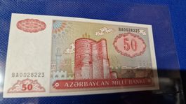Banknote Azerbaijãn 1993 NEU
