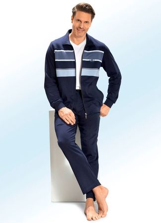 Sportlicher Herren Trainingsanzug Marineblau, Gr.29