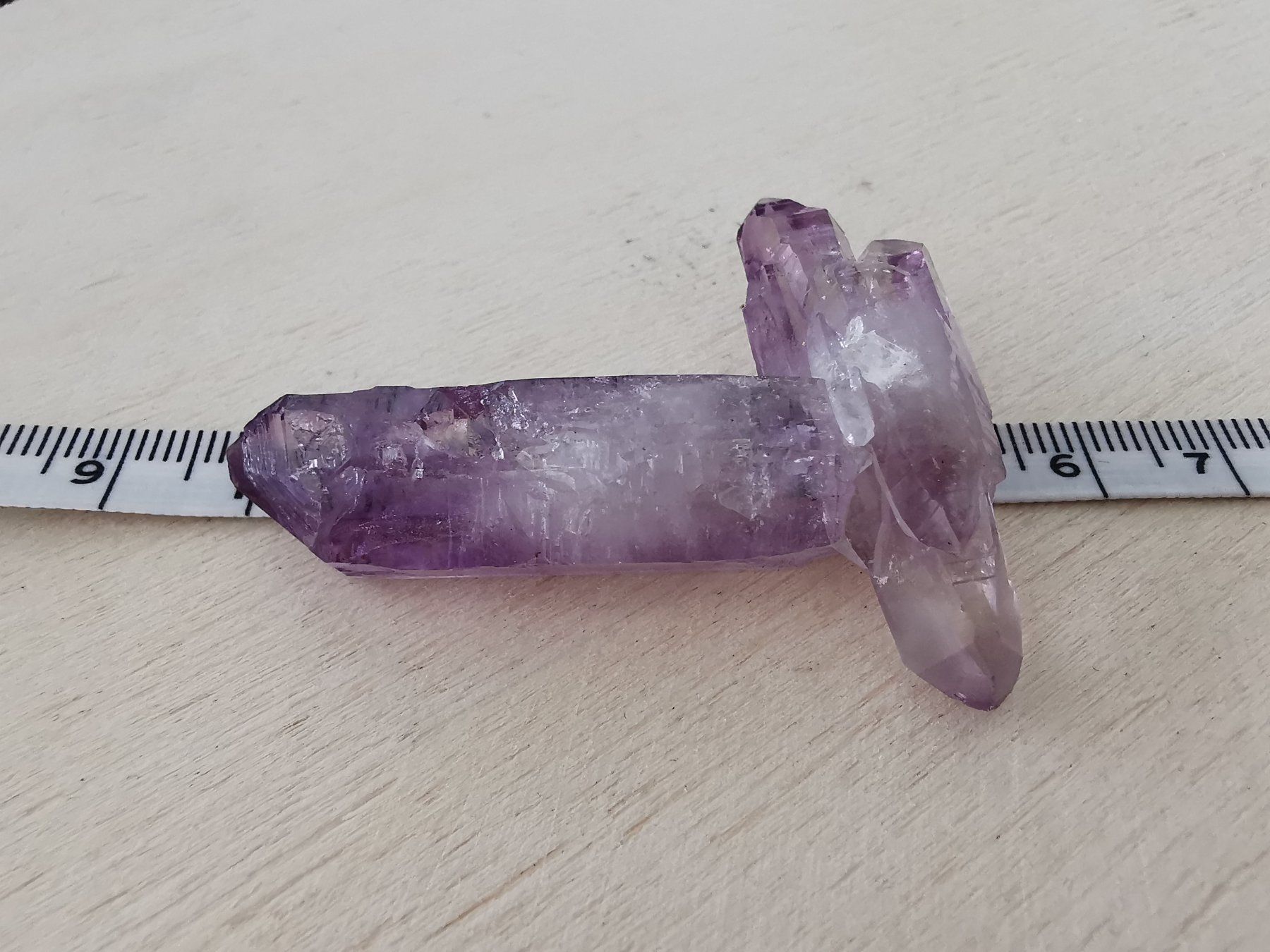 Mineralien & Heilsteine: 2 Stk interessante Amethyste - Stufe / Doppelender – Neu und originalverpackt aus Dierikon von Buntspecht-10 9