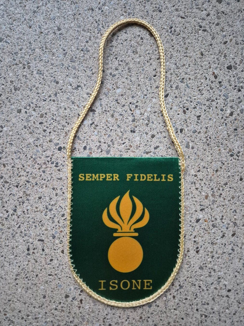 Schweizer Armee Placchette & Badge: *** Auto Wimpel Grenadier *** – Nuovo e nell'imballaggio originale da Riedholz venduto da fr_sIruP