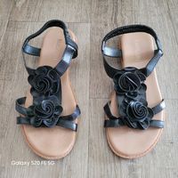 Sandalen schwarz 40