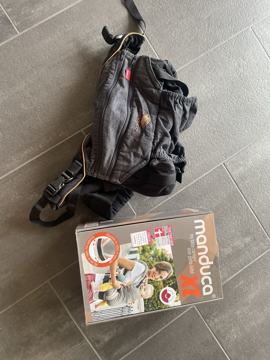 Manduca Marsupi portabebè: Manduca XT mit baby carrier Toptustand in Originalpackung – Usato da Grosshöchstetten venduto da and_7gf5