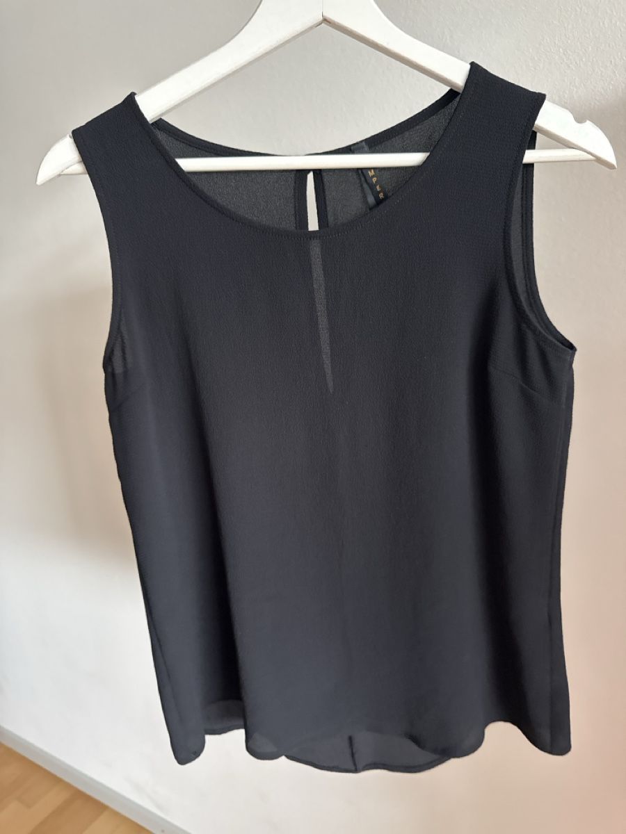 Tops: Black Tank Top, Sleeveless, Size Small - chic! – Neu (gemäss Beschreibung) aus Biel/Bienne von TanyaM02 5