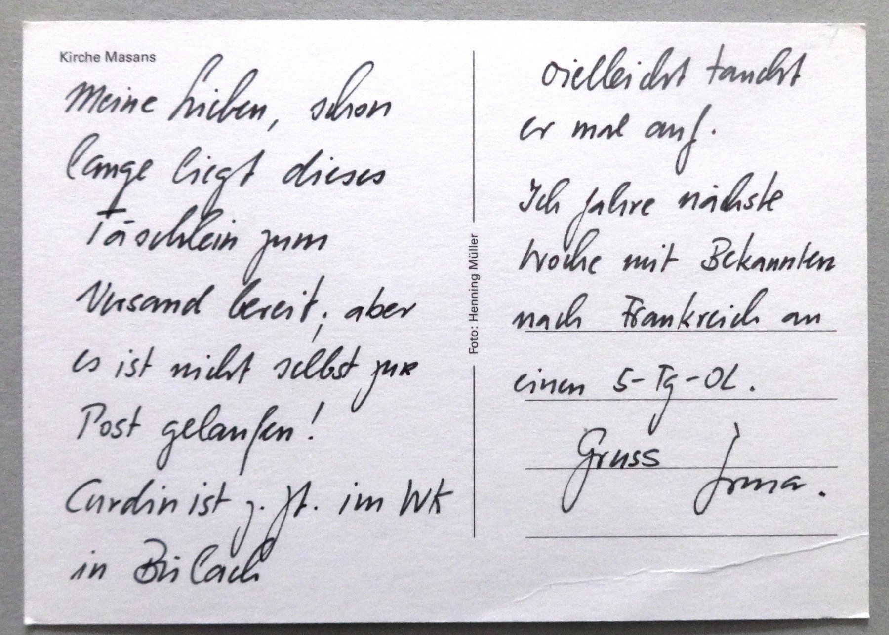Cartoline postali: Kirche Masans – Difettoso da Fétigny venduto da Billy2miny 1