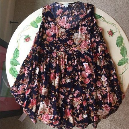 American Eagle Blumen Kleid XS S zu Odd Molly Free People