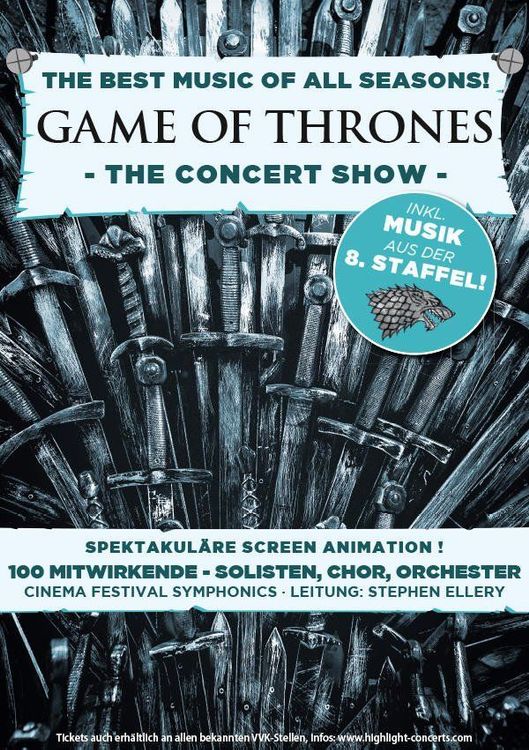 Game of Thrones Konzert in Basel Kaufen auf Ricardo