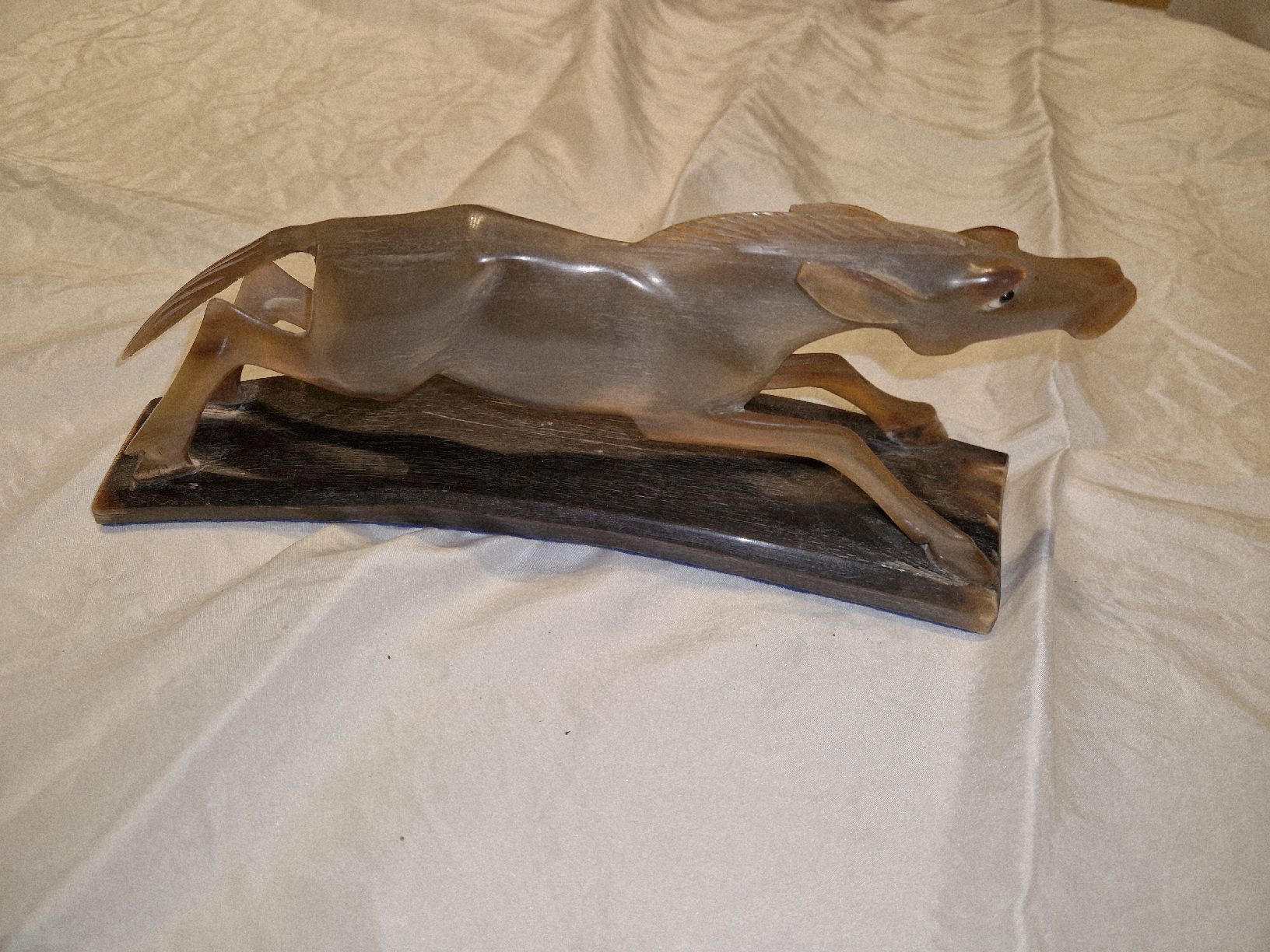 Sculture & Statue: Horn-Pferd Figur, Handschnitzerei, Deko . – Usato da Willisau venduto da mar_j55v 3