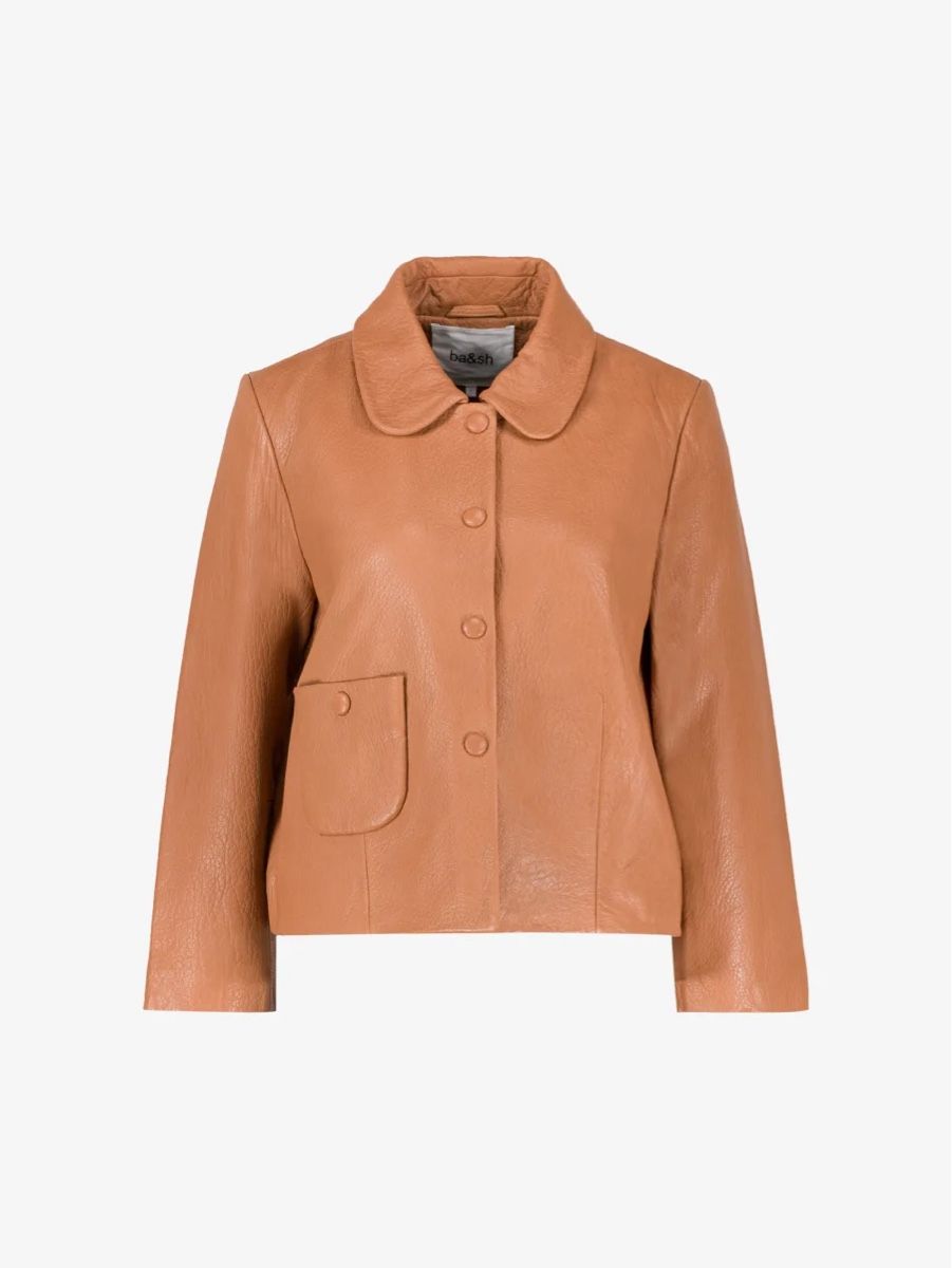 Ba&Sh Vestes: Lederjacke "Bilos" caramel - Wie Neu – Neuf (Voir description) à Uerikon par MarkBaumann