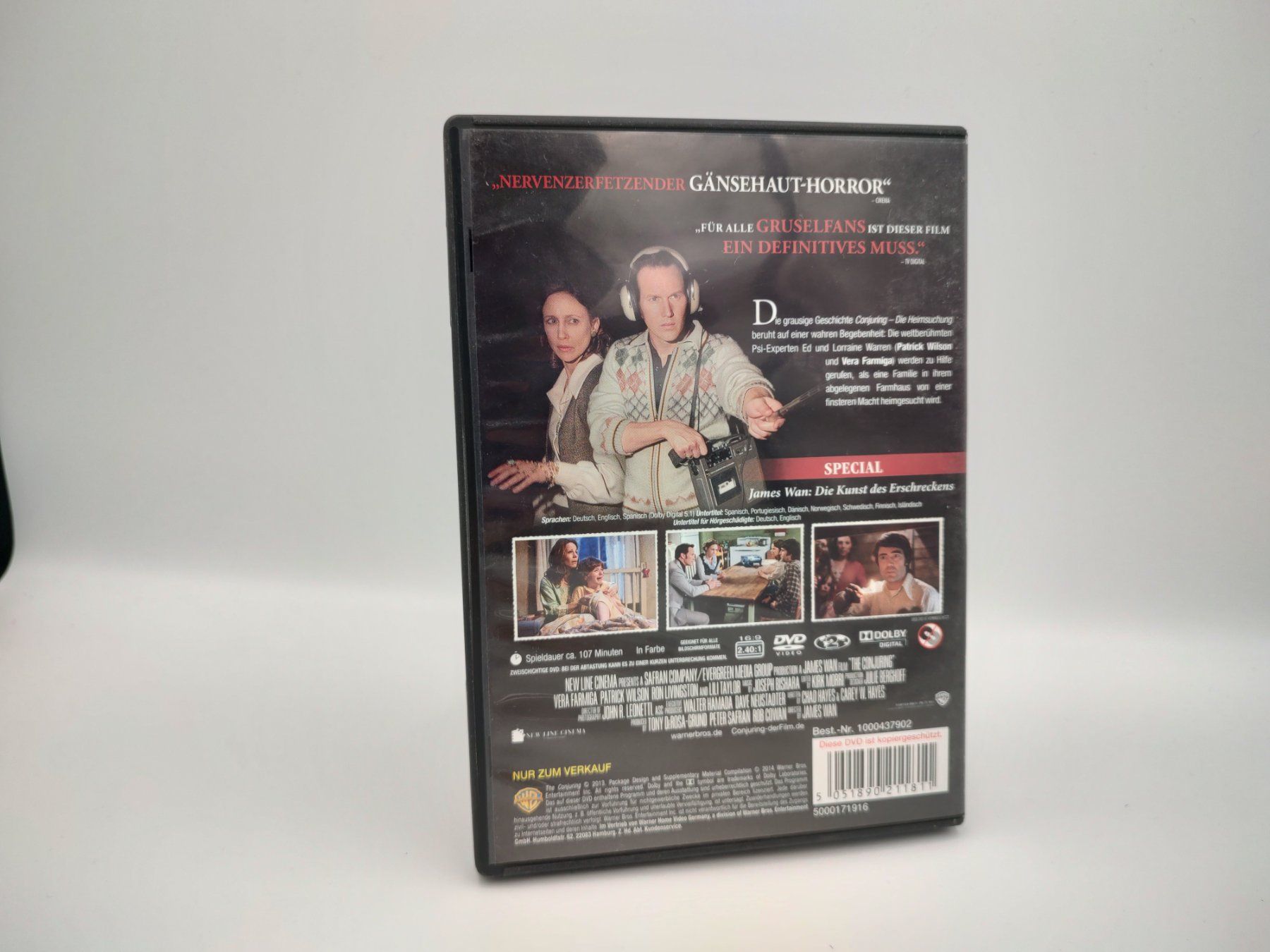 Tutti i DVDs: CONJURING - DIE HEIMSUCHUNG - Versand, nur CHF 2.50! – Usato da Siblingen venduto da goodprice24 1