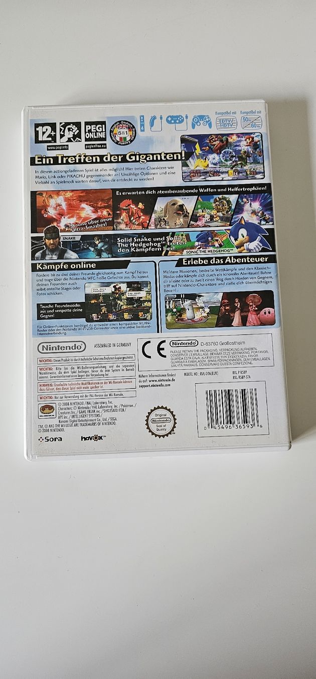 Nintendo Giochi: Super Smash Bros – Usato da Kriens venduto da Merida67 1
