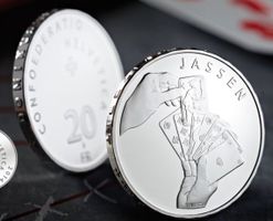 20 Franken Silbermünze 2014 «Jassen» 20g
