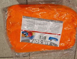 Originalverpackter, oranger Air-Sofa für den Sommer!