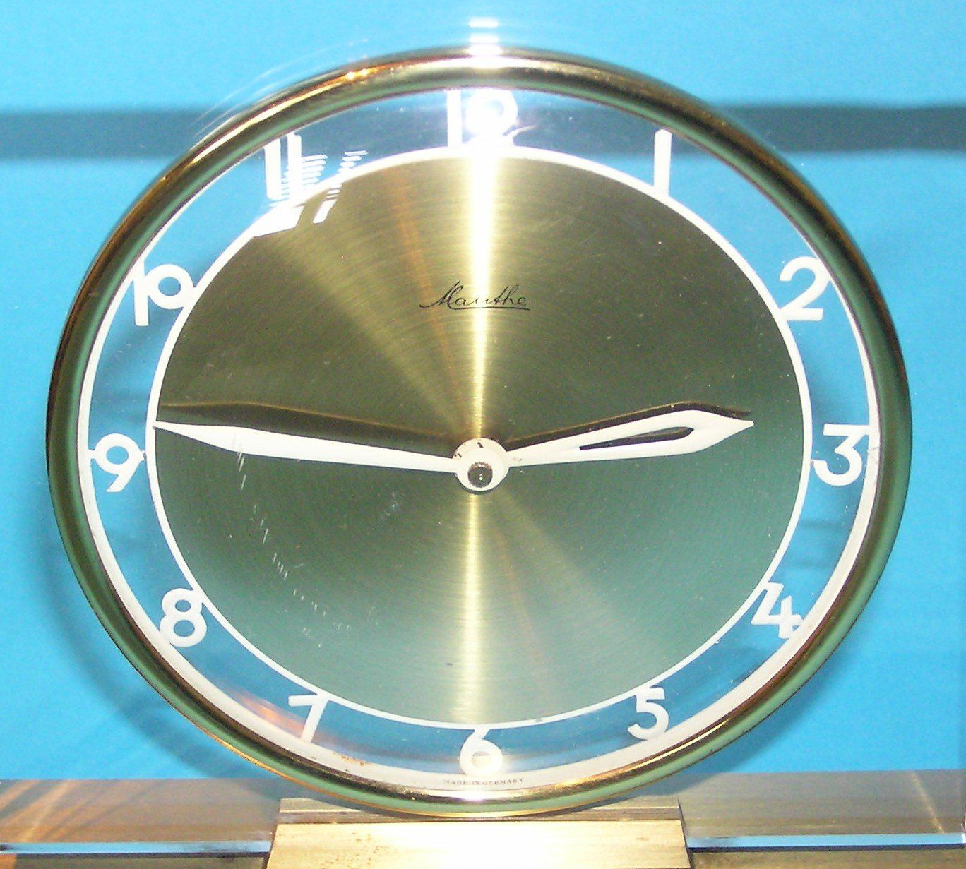 Orologi da terra & Orologi da parete: MAUTHE TISCHUHR GERMANY – Usato da Grenchen venduto da Antique-hunter 1