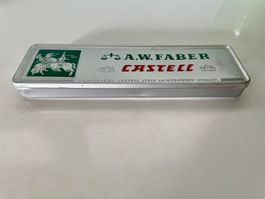 Vintage Faber Castell Metall Stiftedose