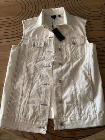 Damen Weste AX Armani Exchange weiss Grösse S mit Etikett