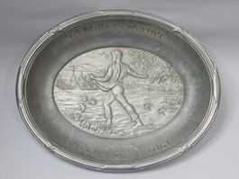 Antike Metallschale 1926 S.A. Milliet & Werner Lugano