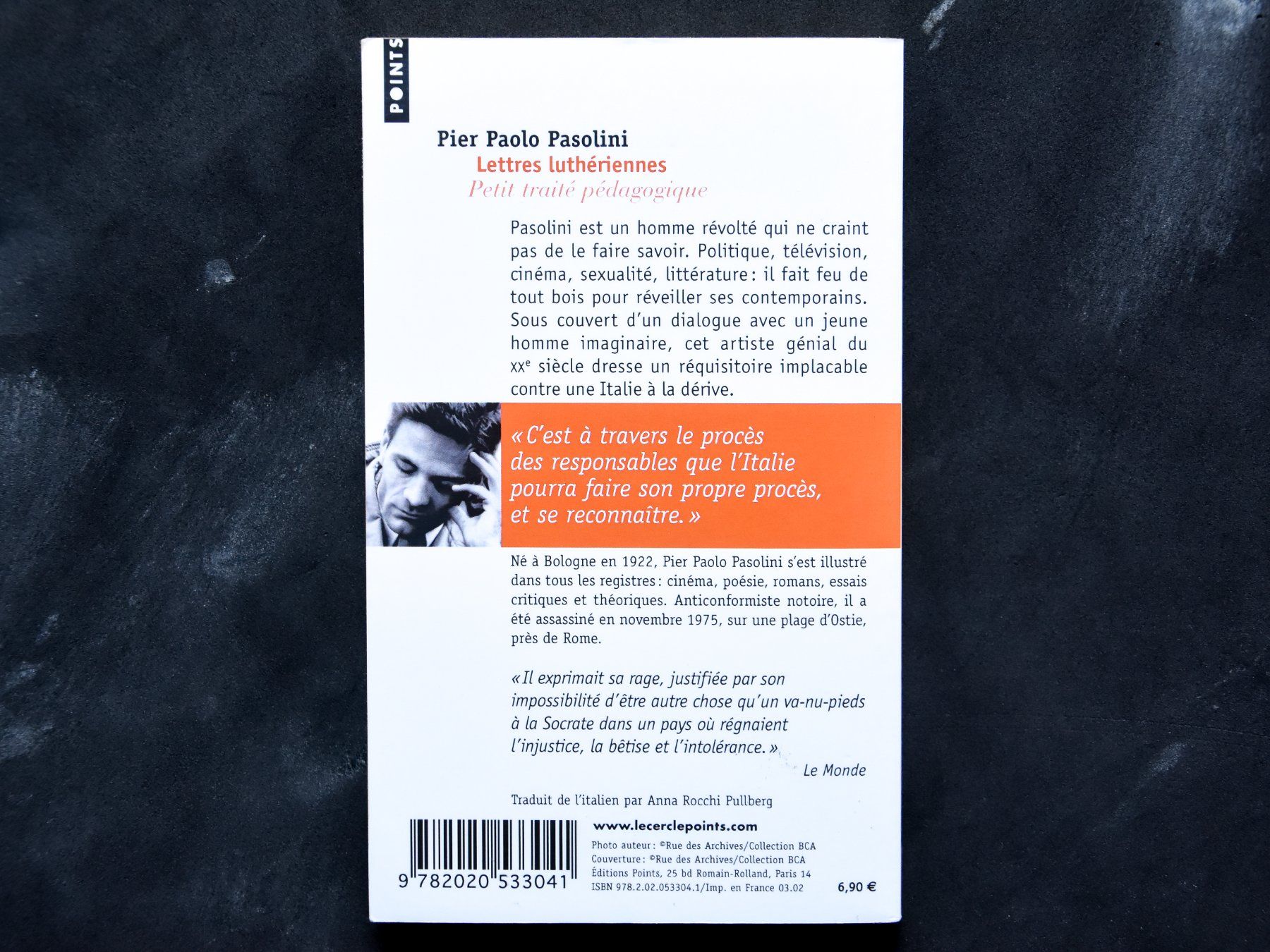 Libri: Pasolini - Lettres luthériennes – Usato da Belmont-sur-Yverdon venduto da bichet02 1