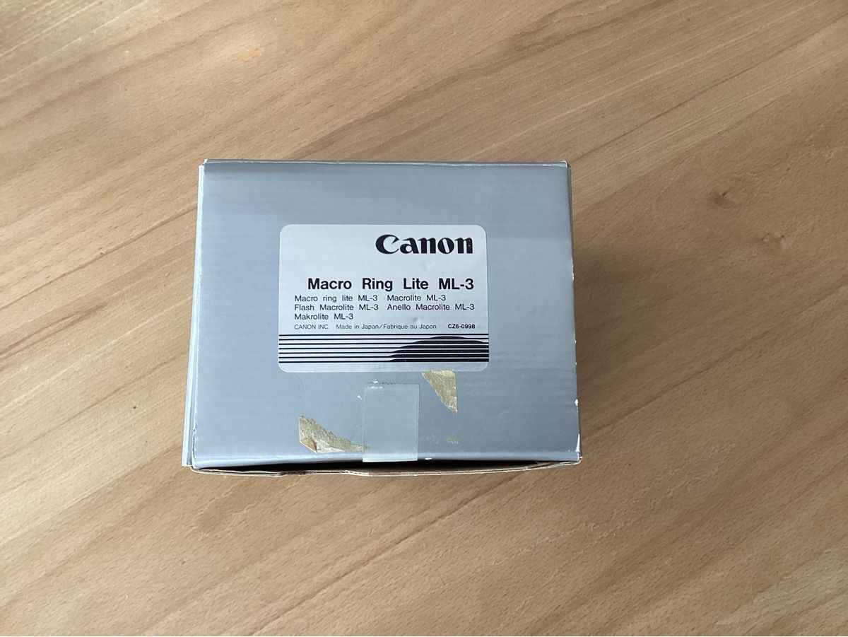 Canon Flash: Canon Macro Ring Lite ML-3 – Usato da Plons venduto da Tschugi140 1